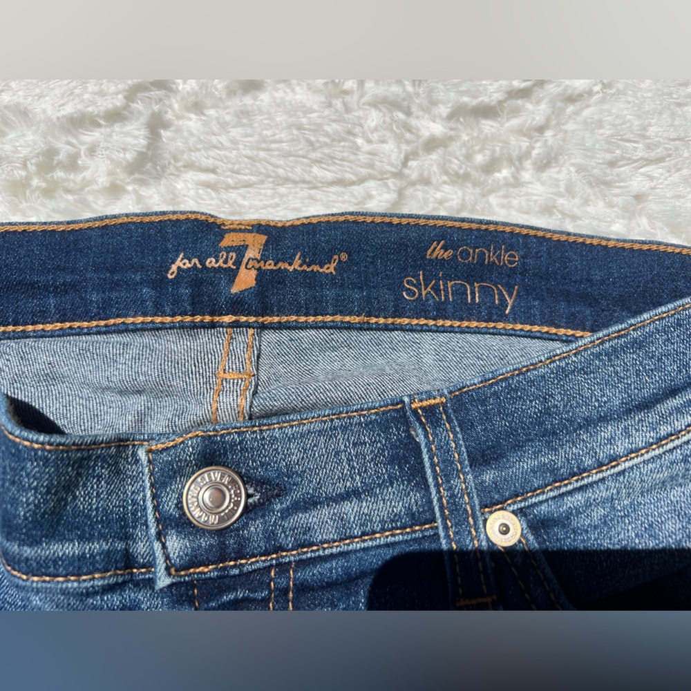 7 For All Mankind Ankle Skinny Jeans - Picture 3 of 6